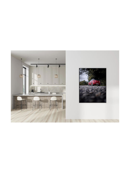 Panou Red Car Pe Un Drum Mașină Roșie Drum 60x90