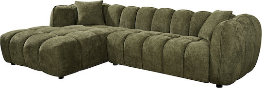 Lykke Colțar cu Colțul Stâng Verde 280x89x70cm