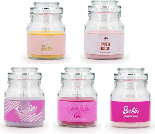 Relaxdays Aromatisches Soja-Kerze im Gefäß Gelb 110gr