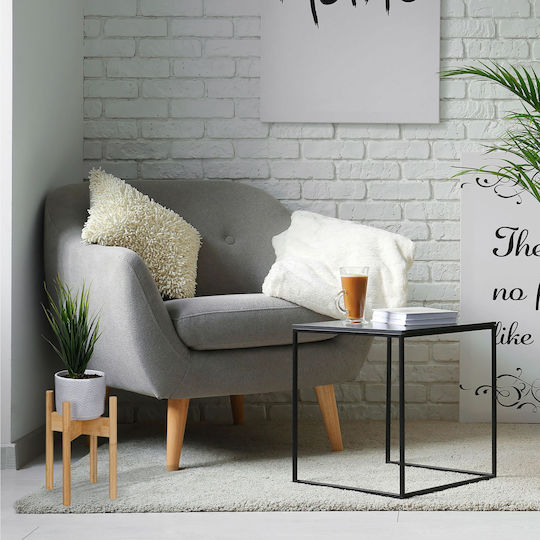 Relaxdays Σετ 3 Γλάστρες Bamboo Μπεζ