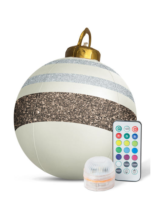 Inflatable Rgb Led Christmas Decor Globe 60 Cm Light Ornament Garden