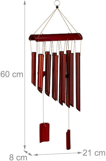Relaxdays Decorațiune Bambus Pentru Grădină 60x21x8cm 10041372