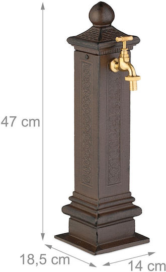 Relaxdays Decorațiune Pentru Grădină Metalică 47x18.5x14cm 10050835_93
