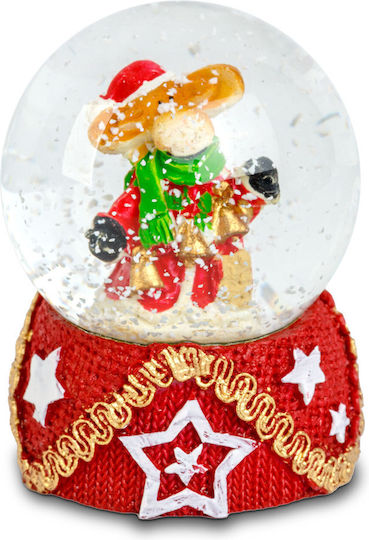 Glob De Zăpadă De Crăciun 6 Cm Decorațiune Festivă Figurine Cadou Ideal Design Clasic