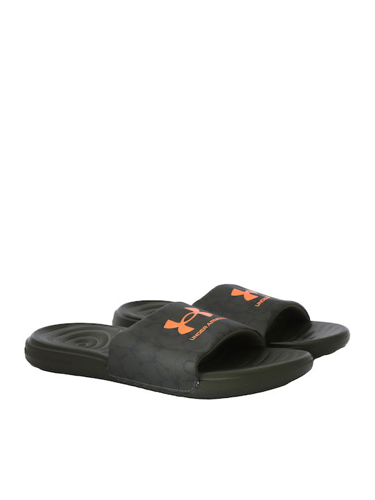 Under Armour Ansa Fixed Slides Χακί