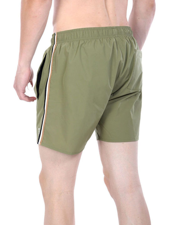Men's Swimwear Shorts Green with Patterns