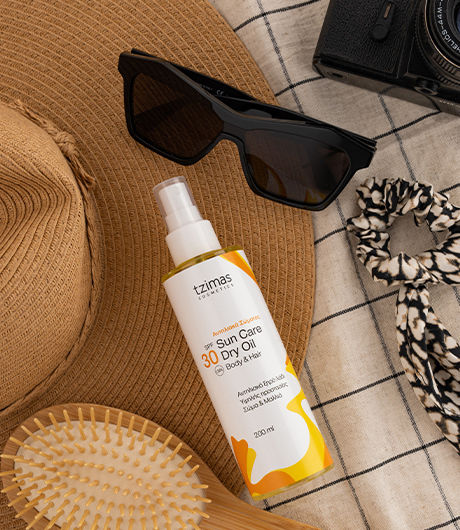 Tzimas Cosmetics Sun Care Sunscreen Body Oil SPF30 in Spray 100ml