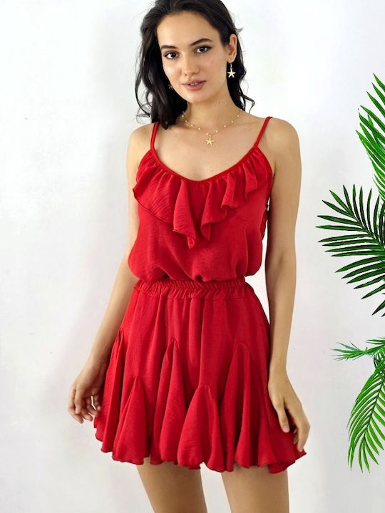 Set mit Mini Rock Red