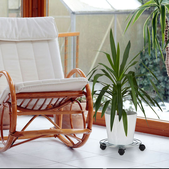 Relaxdays Suport Pentru Plante Negru 6x32x32cm
