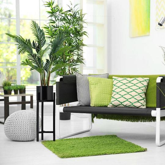 Relaxdays Βάση Γλάστρας Μεταλλική Μαύρη 60x21.5εκ.