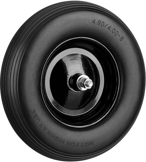 Relaxdays Rubber Wheel 390x100mm