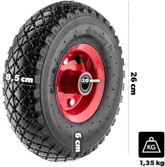 Kadax 47266 Ρόδα Πνευματική 265x85mm