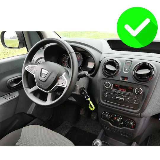 Carmedia Car Audio System for Dacia Dokker 2012 (Bluetooth/USB/WiFi/GPS/Apple-Carplay/Android-Auto) with Touch Screen 12.3"