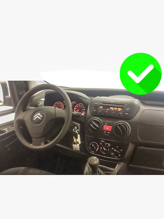 Carmedia Car Audio System for Peugeot Bipper 2008-2018 (Bluetooth/USB/AUX/WiFi/GPS/Apple-Carplay/Android-Auto) with Touch Screen 9.5"