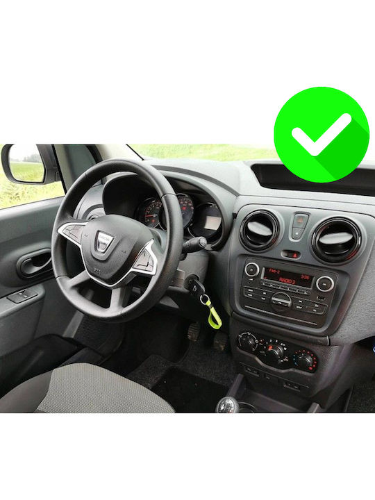 Carmedia Auto-Audiosystem für Dacia Dokker 2012 (Bluetooth/USB/AUX/WiFi/GPS/Apple-Carplay/Android-Auto) mit Touchscreen 9.5"