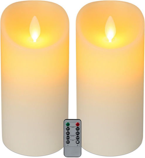 Relaxdays Φωτιστικό LED Κερί 2τμχ