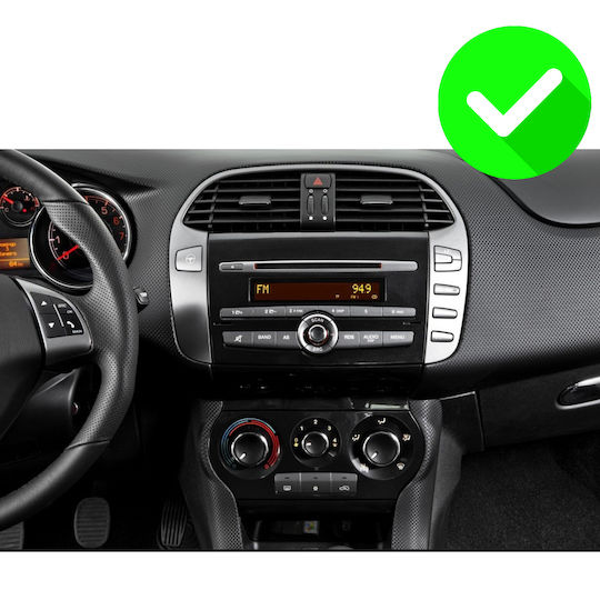 Carmedia Car Audio System for Fiat Bravo 2007 (Bluetooth/USB/WiFi/GPS/Apple-Carplay/Android-Auto) with Touch Screen 9"