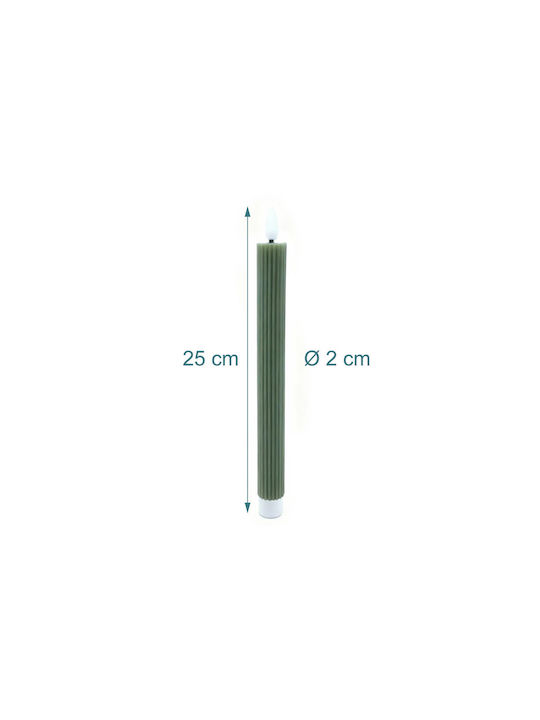 Relaxdays Lămpi Decorative Pentru Masă LED Lumânare 6 Buc 25x2 cm