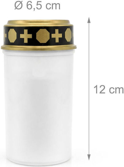 Relaxdays Διακοσμητικό Φωτιστικό LED Κερί 4τμχ 12x6.5x6.5εκ.