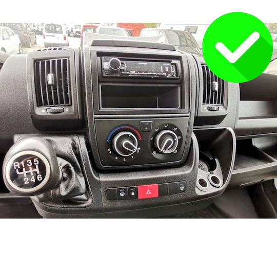 Carmedia Ηχοσύστημα Αυτοκινήτου για Peugeot Boxer Fiat Ducato Citroen Jumper 2006-2011 (Bluetooth/USB/WiFi/GPS/Apple-Carplay/Android-Auto) με Οθόνη Αφής 9"