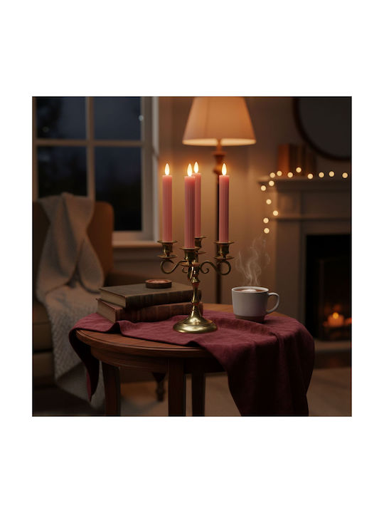 Relaxdays Lămpi Decorative Pentru Masă LED Lumânare 25x2cm