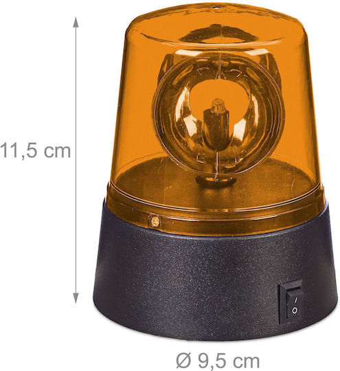 Relaxdays Lămpi Decorative Pentru Masă LED 2 Buc 11.5x9.5x9.5 cm