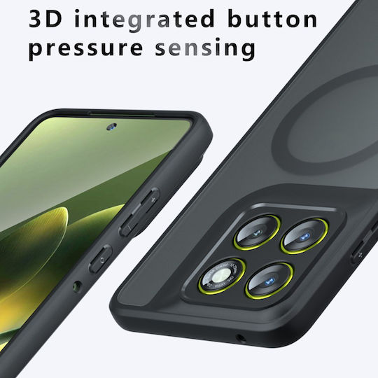 Techsuit Purefrost Silicone Back Cover Black for Motorola Edge 70 Fusion 5G