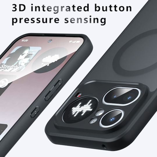 Techsuit Purefrost Back Cover Σιλικόνης Μαύρο (Nothing Phone (4a) Pro)