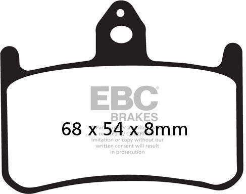 EBC Motorradbremsbeläge Vorderseite