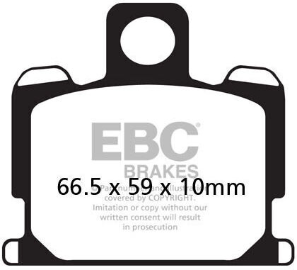 EBC Motorcycle Brake Pads for Yamaha RD 250
