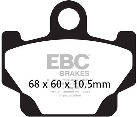 EBC Τακάκια Μοτοσυκλέτας Εμπρός για Yamaha XV 250