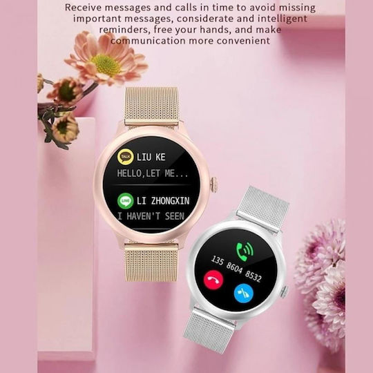 BlackView X30 46mm Smartwatch mit Herzfrequenzsensor (Silber)