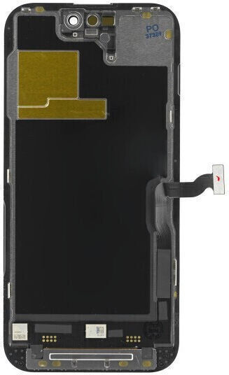 Οθόνη True Color mit Touch-Mechanismus und Rahmen für iPhone 14 Pro (Schwarz)
