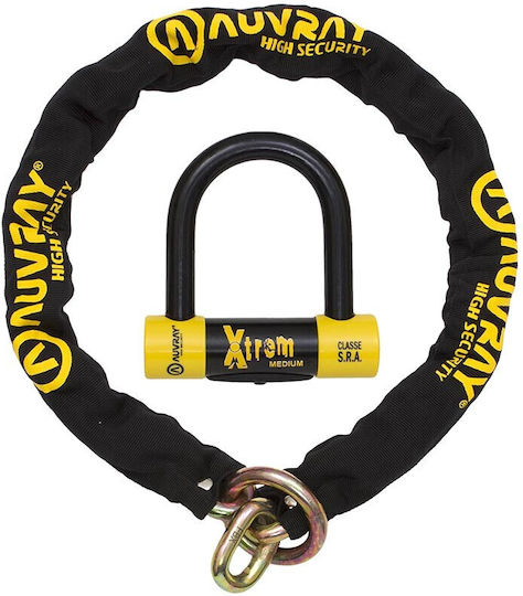 Anti-Theft Motorcycle Chain Lock Auvray Chaine Xtrem Medium 120