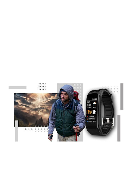 Giewont Gw200-2 Black White Smartwatch 2 Straps