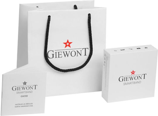 Giewont Gw200-2 Negru Alb Ceas Inteligent 2 Curele