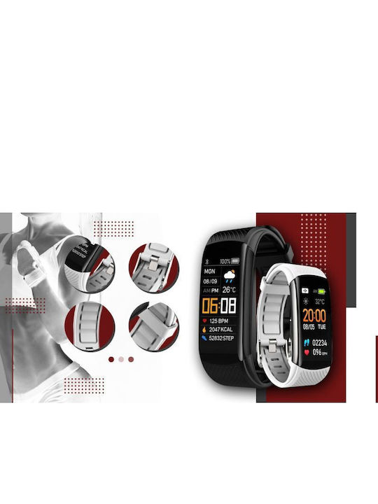 Giewont Gw200-2 Black White Smartwatch 2 Straps