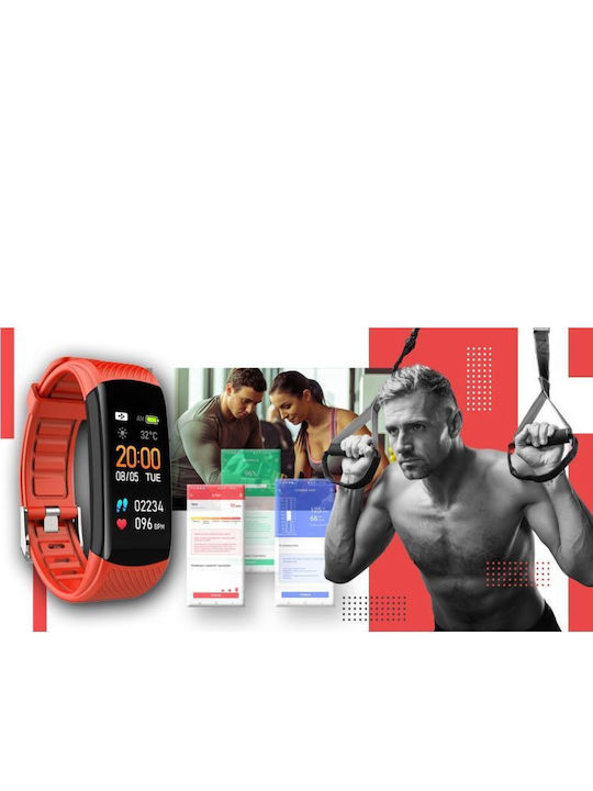Giewont Gw200-1 Black-red Smartwatch 2 Straps
