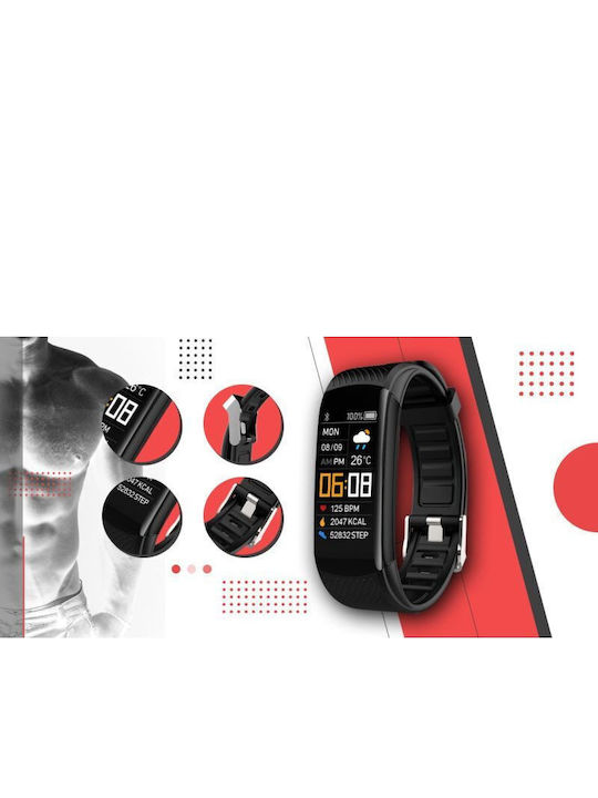 Giewont Gw200-1 Black-red Smartwatch 2 Straps