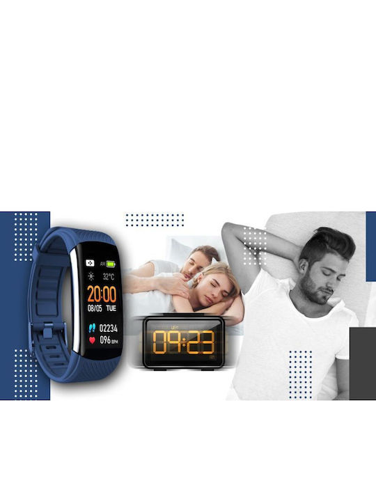 Giewont Gw200-6 Smartwatch Negru Bleumarin 2 Curele