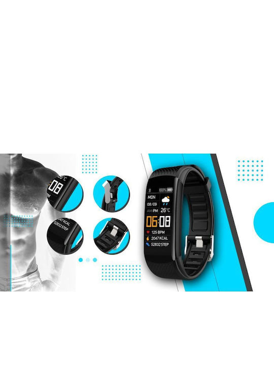 Giewont Gw200-7 Black Blue Smartwatch 2 Straps
