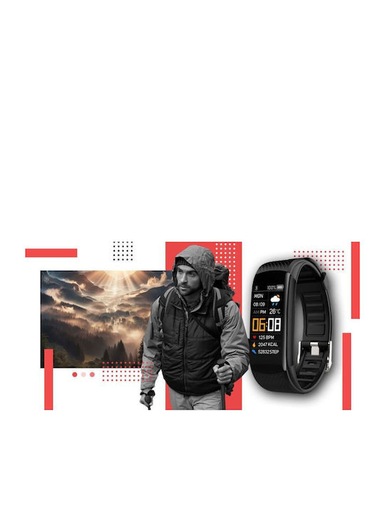 Giewont Gw200-1 Black-red Smartwatch 2 Straps