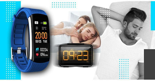 Giewont Gw200-7 Черен Син Смартчасовник 2 Каишки