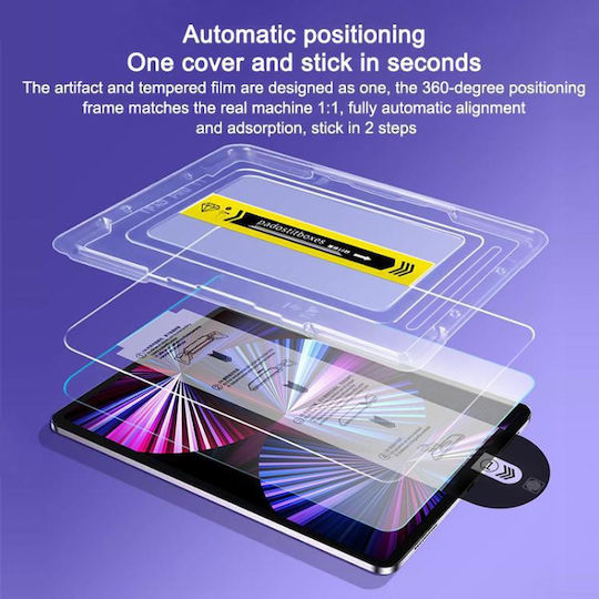 Ipad Air 11 2025 2024 Easy Install Box Dust-free Hd Curved Edge Anti-fingerprint Tempered Glass Tablet Film