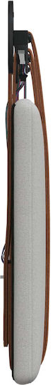 vidaXL Leather Gray Bed Headboard with Cushion 170x55cm