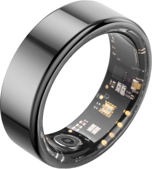 Colmi R02 Smart Ring 20.3mm με Παλμογράφο Μαύρο