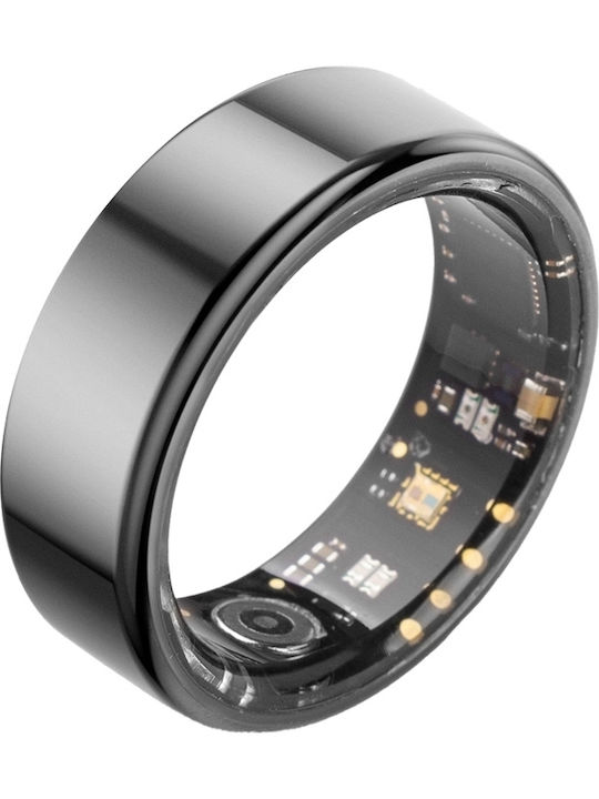 Colmi R02 Smart Ring 19.8mm με Παλμογράφο Μαύρο