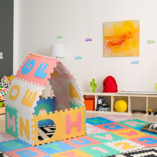 Relaxdays Bildungs Kinder-Bodenpuzzle mit Zahlen