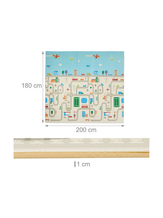 Relaxdays Relaxdays Mehrfarbiges Aktivitätsmatte 200x200cm