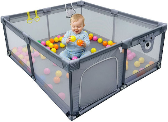 Relaxdays Babybett & Laufgitter 180x65cm